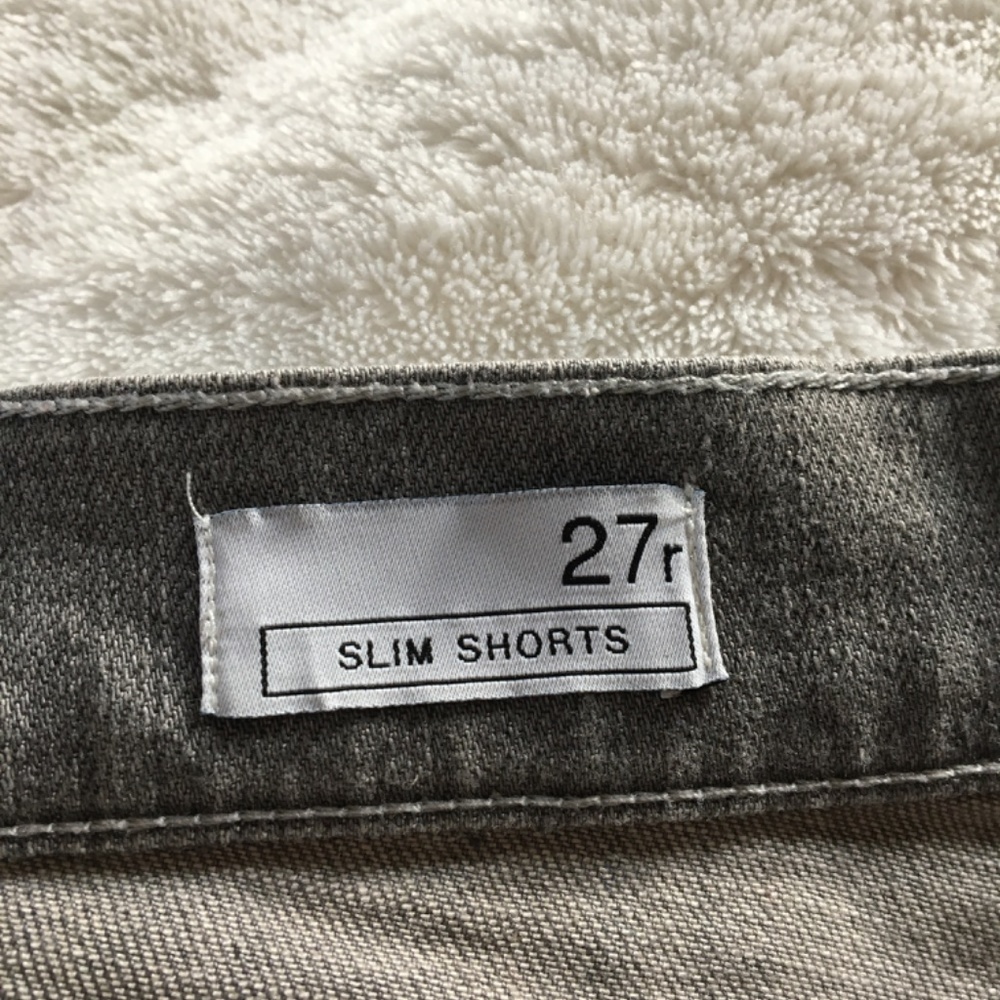 GAP 1969 Women's Slim Shorts Cut-Offs Gray Size 27 - Picture 3 of 5